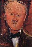 Amedeo Modigliani Portrait de Monsieur cheron oil painting artist